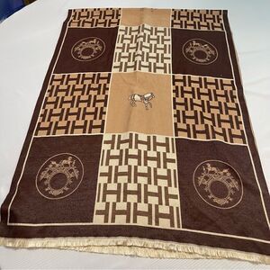 Fancy Brown All Over Print Scarf